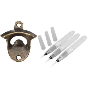 Pincel de acuarela con sistema de agua reutilizable