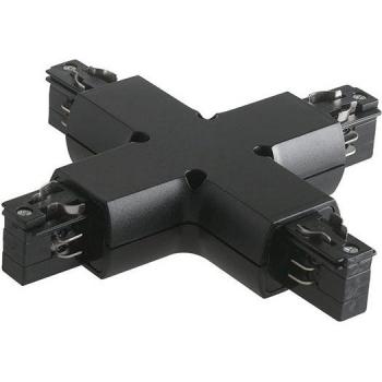 Track a croce Intec Fan con guida nera per sistemi trifase