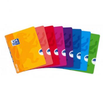 Cahiers Oxford A4 souples 48 feuilles lignes 3,5 cm paquet de 10 couleurs mélangées