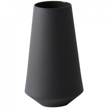 Ferm Living Sculptwell Dunkelgraue Vase – 25 cm x 13 cm