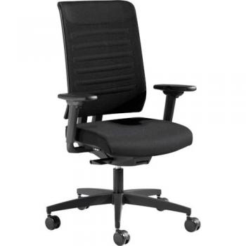 Bürostuhl Genius SSI PROLINE PREMIUM S1, mit Armlehnen und Netz-Rückenlehne, schwarz