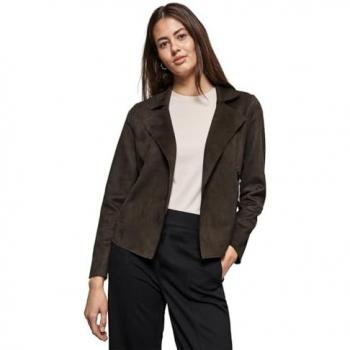Street One Look Velours Femme Veste Marron 40