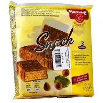 Schar Barritas de chocolate snack 3x35g Schar