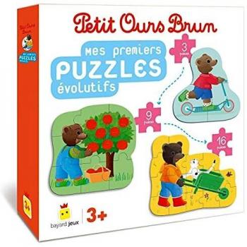 Mes premiers puzzles évolutifs Petit Ours Brun