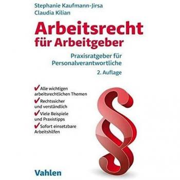 Stephanie Kaufmann-Jirsa Arbeitsrecht Für Arbeitgeber: Praxisratgeber Für Personalverantwortliche