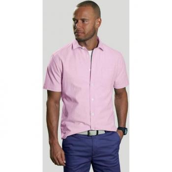 H.I.S Casual Kentkragen Kurzarmshirt Oxford Baumwolle