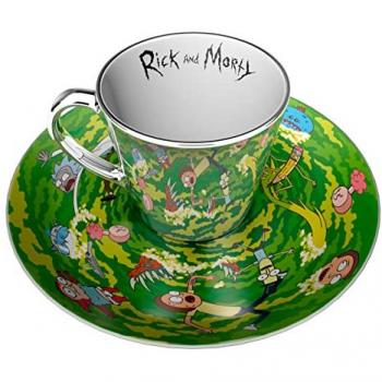 Rick and Morty Multicolored Mug and Plate Set