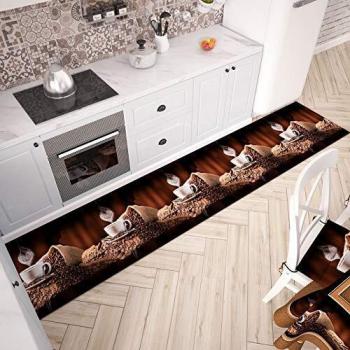 PETTI Artigiani Italiani Passatoia per Cucina, Multicolore e Nero, 52x280 cm
