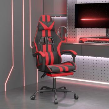 VidaXL Stylischer Gaming-Stuhl mit integrierter Fußstütze