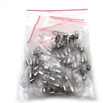 Tube à fusible en verre 250V, 75 unités, 5x20mm/6x30mm, courants variés 3A à 30A