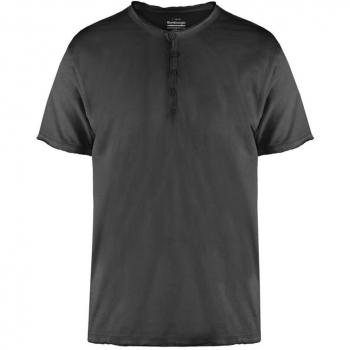 T-Shirt Nera da Uomo con Bottoni BomBoogie Taglia S