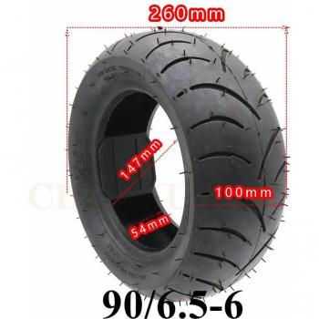 Elektrische Scooter Onderdelen 90/65-6 Tubeless Band Verdikking