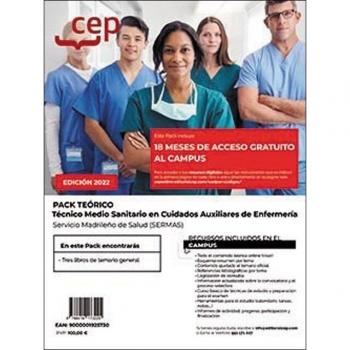 Pack teórico. Técnico medio sanitario en cuidados.