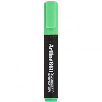 Rotulador fluorescente verde Artline EK-660