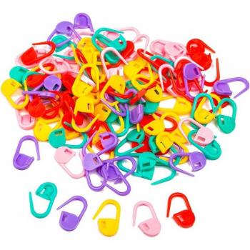 100pcs Plastic Stitch Markers for Crocheting