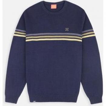 Pull Oxbow Rayures Horizontales Bleu