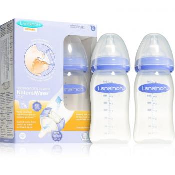 Lansinoh NaturalWave Baby Bottle Medium 2-Pack 240 ml