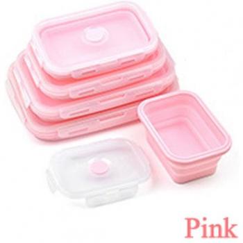 Collapsible Silicone Food Storage Containers