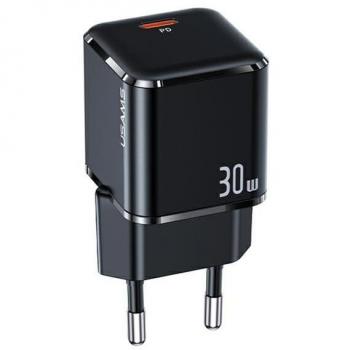 Usams Super Si (30 W) USB-C Ladegerät, Schwarz