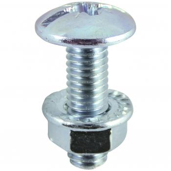 TIMco CTB612 BZP Cable Tray Bolt and Flange Nut M6 x 12