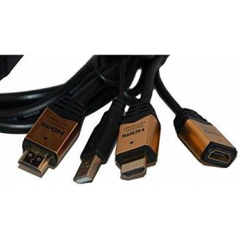 Cable Repartidor HDMI Macho y Hembra