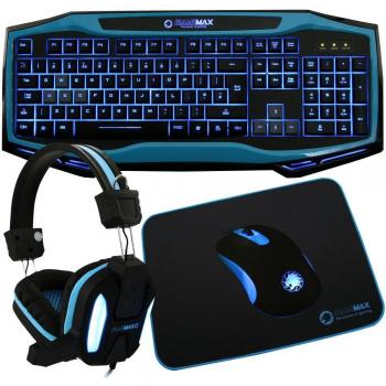 Set Completo Raptor 4‑in‑1 con LED GameMax