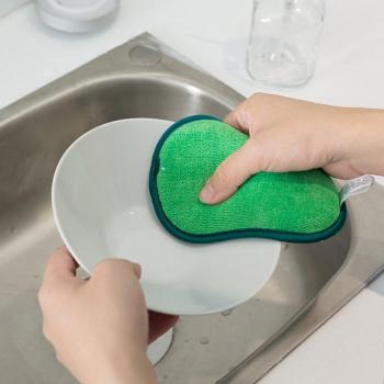 Reusable Microfiber Kitchen & Bathroom Sponges with Towel (5PCS)
