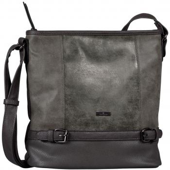 Borsa a tracolla Juna di Tom Tailor, grigia, 10x28x30 Cm