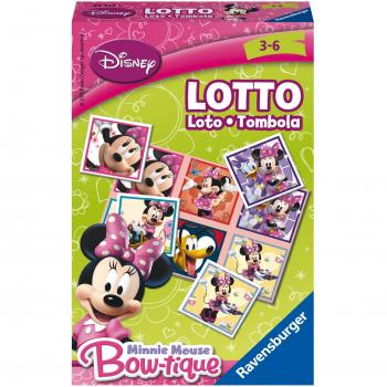 Minnie Mouse Lotto‑Spiel für unterwegs