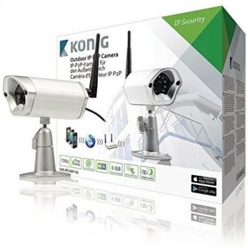 König SAS‑IPCAM116 IP‑Sicherheitskamera IP66 Außenweiß