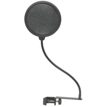 Microphone Pop Filter Shield for Mic Stand by Gear4music