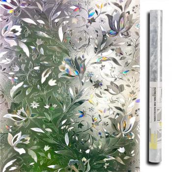 Film Vitre Anti Regard Lemon Cloud Décoratif 3D Fleurs