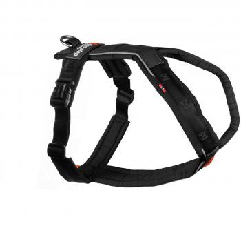 Non-stop dogwear Line 5.0 Arnés Negro Ergonómico