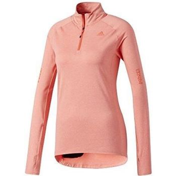 Women's Supernova Longarm Shirt by Adidas, Orange, Small (S-34/36)