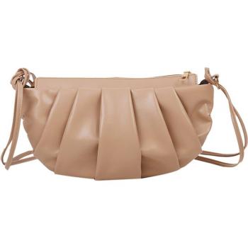 Youth Casual Pleated PU Crossbody Bag