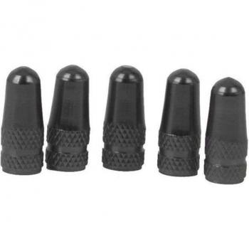 Ensemble de 5 Bouchons de Valve de Pneu en Aluminium (Style Français)