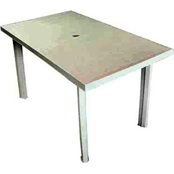 Table de jardin en plastique 126x76x72 cm