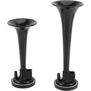 Super Loud One 2‑Piece Air Horn Combo – Trumpet Style with Tube Speaker, 12 V Power