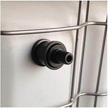 Cuvette d'eau surélevée avec trop-plein intégré et embout rapide mâle, Volume 1000L, Util