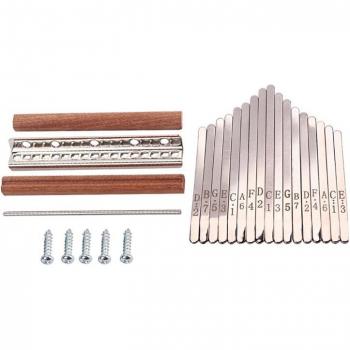 DIY 17-Key Steel Kalimba with Thumb Piano Bridge for Instrument Makers