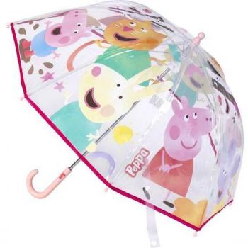 PARAGUAS MANUAL POE BURBUJA PEPPA PIG DE CERDÁ