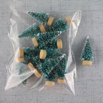 Arbre de Noël en soie bleu vert blanc
