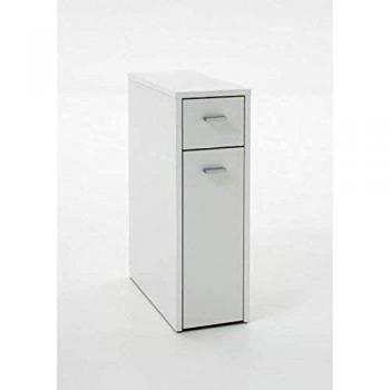 FMD Mobile Multiuso in Truciolare/Melamina, 20 x 45 x 61 cm, Bianco