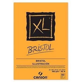 DIN A3 CANSON XL® Bristol‑Papier, 50 Blatt, 180 g/m²