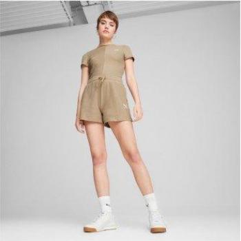 PUMA Select Classics Sustainable Women's Ribbed Shorts, Oak Branch, L