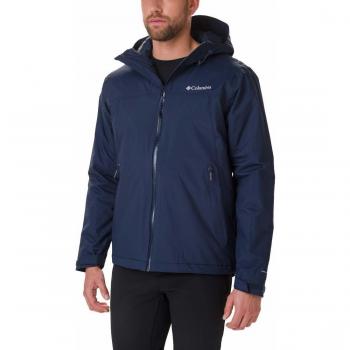 Columbia Herren Top Pine Isolierte Regenjacke, M, Blau (Collegiate Navy)