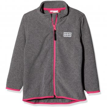 LEGO Wear Fleecejacke para Niñas Siam 118, Gris, Talla 98