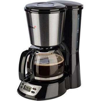 Korona 12113 Black Coffee Machine, 6‑oz Stainless Steel Cup & Timer