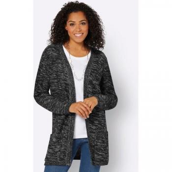 Veste noir chiné 54% coton, Collection L, Taille 42