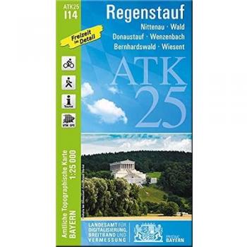 ATK25-I14 Regenstauf (Amtliche Topographische Karte 1:25000): Nittenau, Wald, Donaustauf, Wenzenbach, Bernhardswald, Wiesent (ATK25 Amtliche Topographische Karte 1:25000 Bayern)
